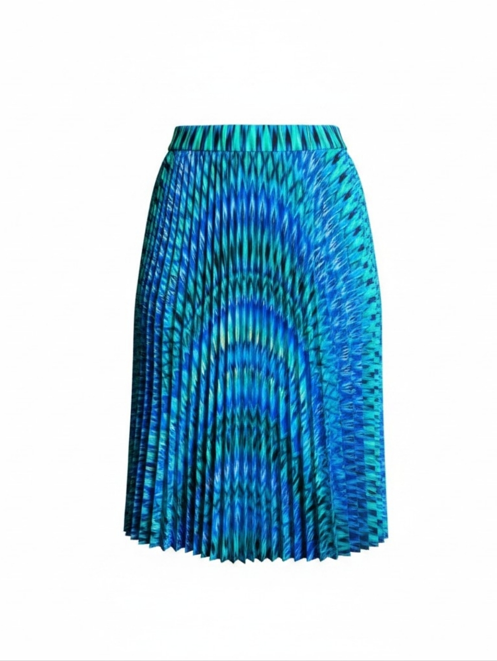 Chicos Blue Green  Skirt